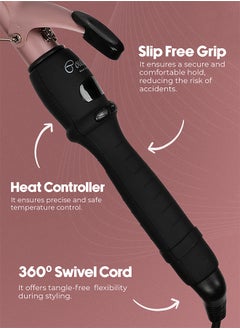 Couture Hair Pro Ceramic Hair Curler 13 Mm -Fast Heatup, Premium Salon Quality - Long Lasting And Well Defined Curls  - Image 5