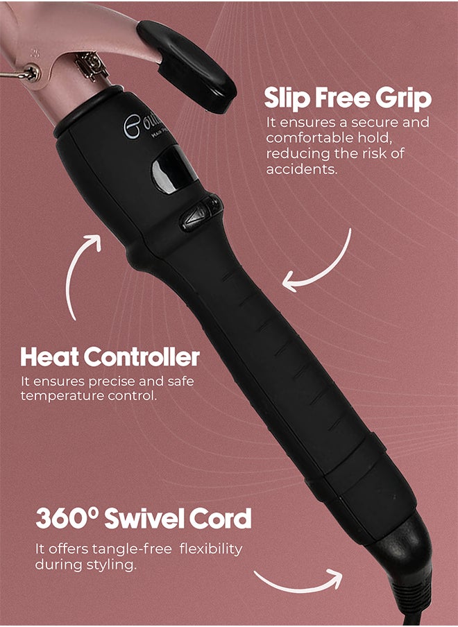 Couture Hair Pro Ceramic Hair Curler 13 Mm -Fast Heatup, Premium Salon Quality - Long Lasting And Well Defined Curls  - Image 5
