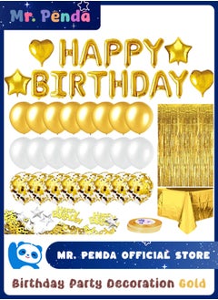 1 Gold Happy Birthday