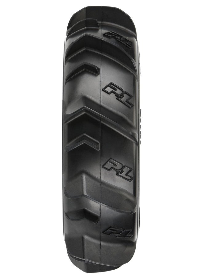 Pro-Line Racing Dumont Sand/Snow Tires Mounted on Raid Black 6x30 Removable 17mm Hex Wheels 2 for Mojave 6S and UDR Front or Rear PRO1018911 - Image 2
