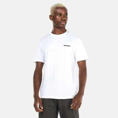 Timberland Men's Small Logo Print Logo T-Shirt