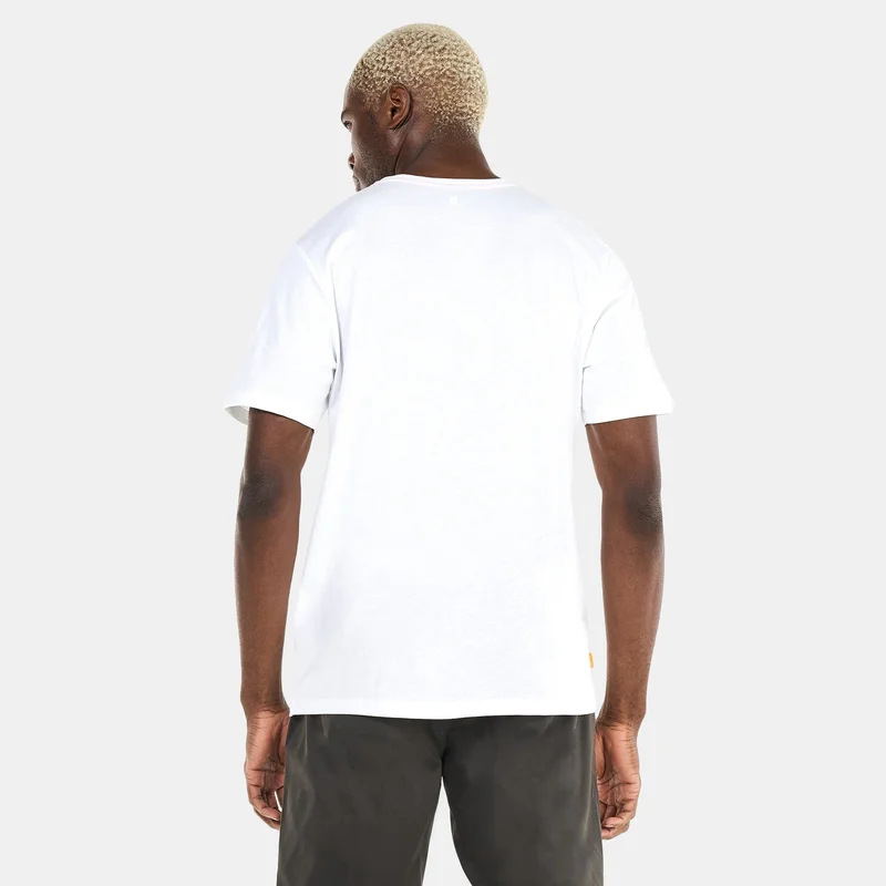 Timberland Men's Small Logo Print Logo T-Shirt