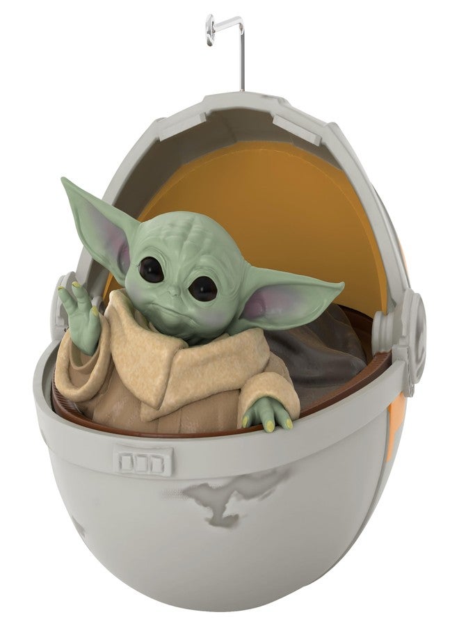 Hallmark Keepsake Christmas Ornament, Star Wars: The Mandalorian Grogu, Gifts for Star Wars Fans - Image 1