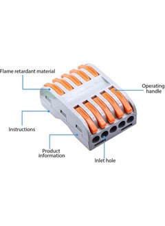 Wozlo Quick Cable Splicing Device Connector - 5-Piece On-Off Locking Cable Joint Connector - 50 Pcs  - Image 2