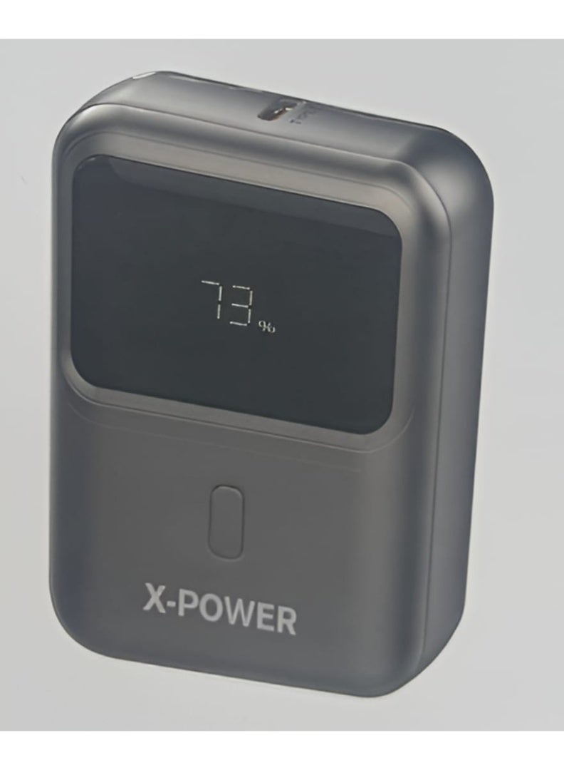 بنك الطاقة XP-06 X-POWER صغير الحجم بسعة 10000 مللي أمبير/ساعة - شحن فائق السرعة وشاشة ذكية