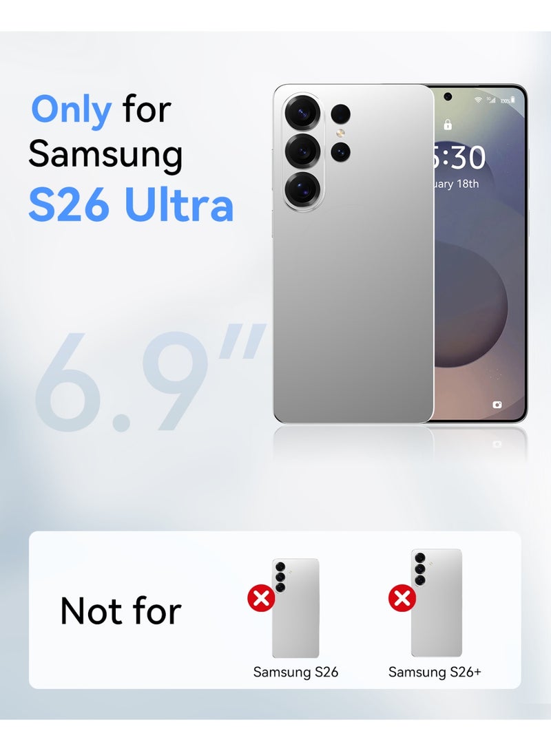 RAPTIC حامل هوائي لحافظة سامسونج جالاكسي S26 ألترا [ماج سيف] غطاء حلقة حامل [اختبار السقوط حتى 13 قدم] درجة عسكرية - شفاف - Image 2