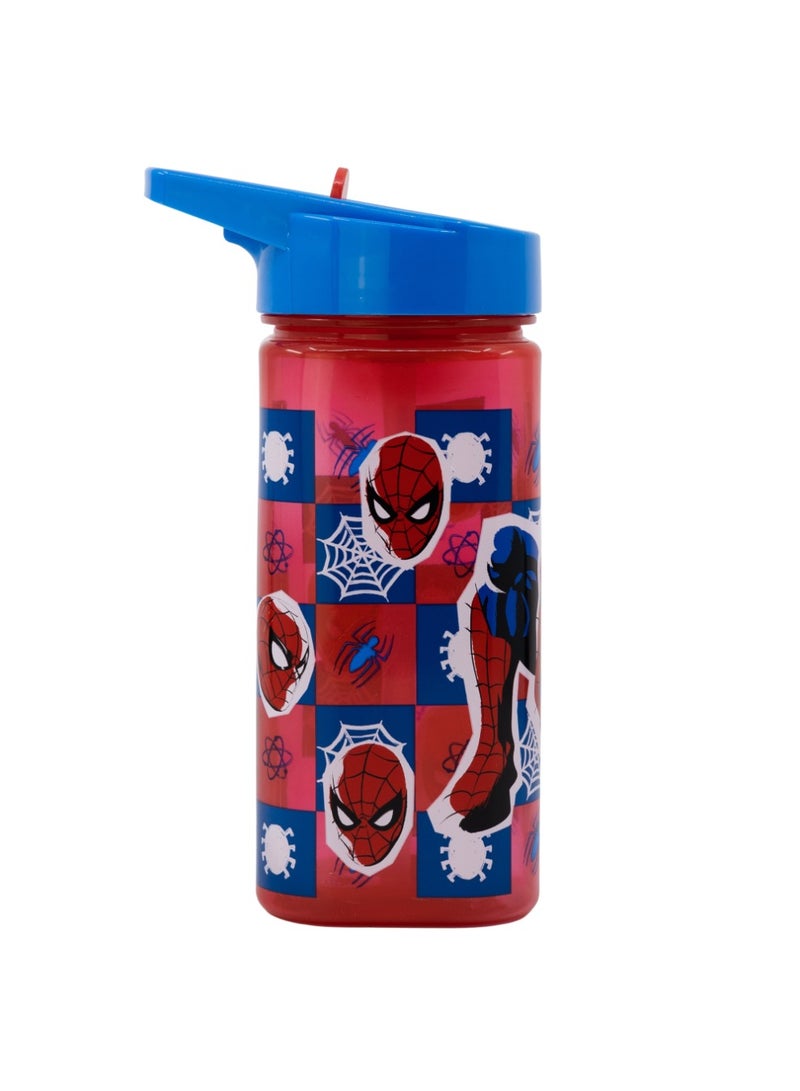 MARVEL SQUARE WATER BOTTLE 510 ML SPIDERMAN ARACHNID GRID - Image 3