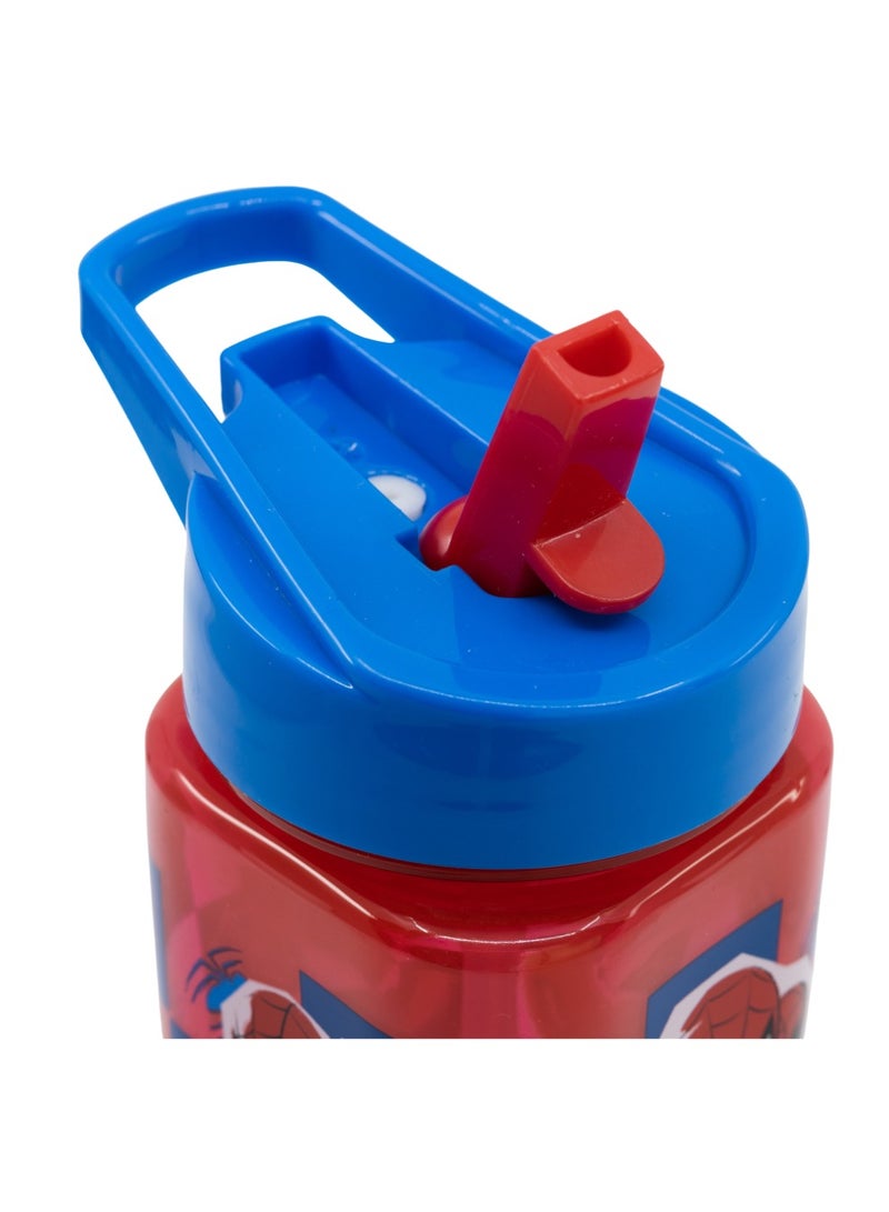 MARVEL SQUARE WATER BOTTLE 510 ML SPIDERMAN ARACHNID GRID - Image 4