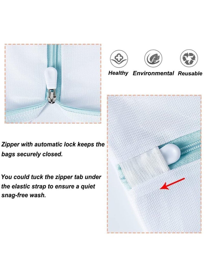 Large Mesh Wash Bags Laundry Bags, 2 Pack 43 x 35 inch Jumbo Delicates Bag for Washing Machine, Large Mesh Bags for Delicates, Coats, Blankets, Bedding, Toys, Pet Items - Image 5
