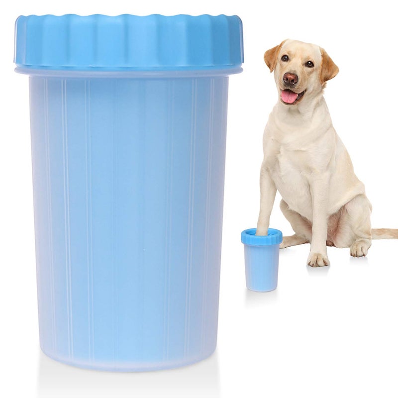 Jenseits 2 In 1 Portable Silicone Pet Cleaning Brush - Dog Paw Washer Cup for Muddy Paws, Large Dogs, Grooming Gift - Image 1