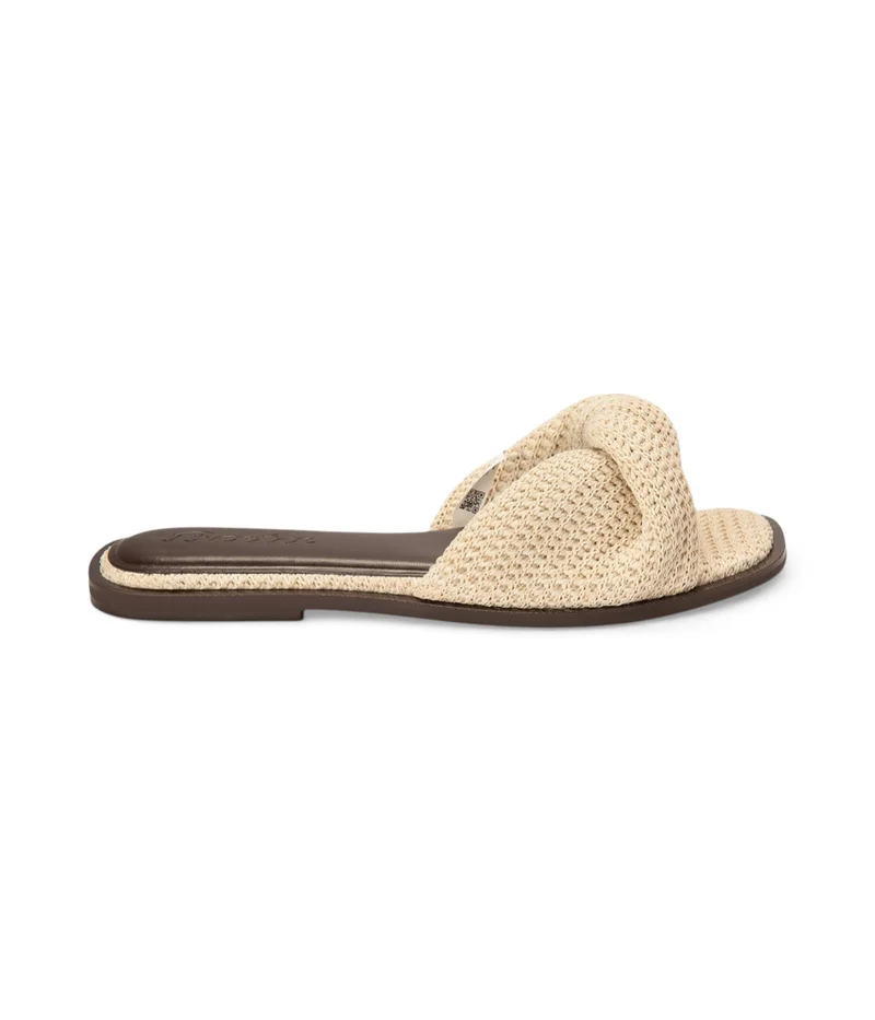 Bata Textured Slide Sandals