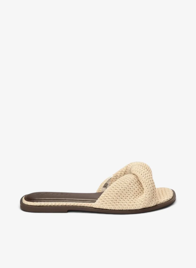Textured Slide Sandals