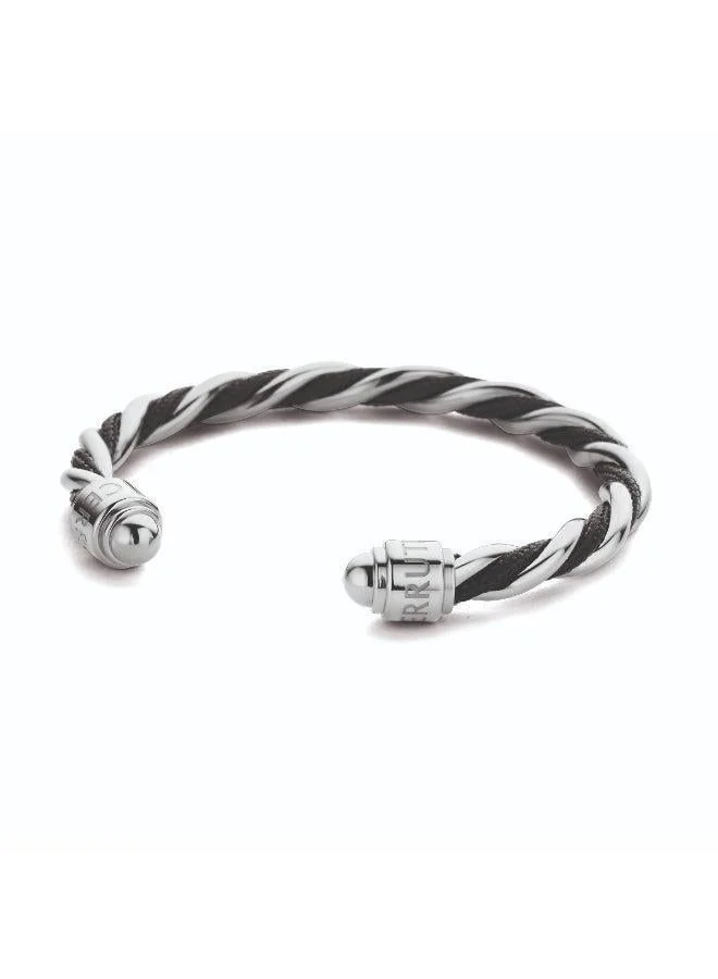 شيروتي 1881 Giulia Twisted Cable Stainless Steel Bangles Gift Set for Women, Set of 3
