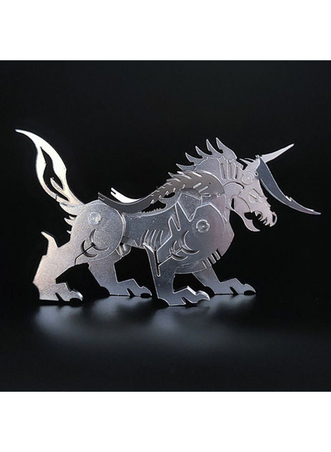 لغز معدني ثلاثي الأبعاد سحري من الفولاذ الأزرق التنين العقرب الملك زودياك Zhuque Dream DIY لعبة حصرية - اللون: شره DIY - Image 1