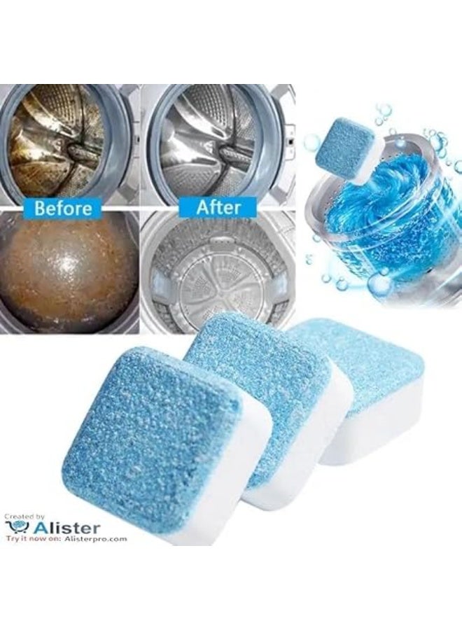 Generic valueable 1 12 Washing Machine Cleaning Tablets - Removes Odors and Built-Up Residue and Cleans the Drum - Helps Clean the Machine from Usage Residue - Suitable for Regular Cleaning - Easy to Use as Part of Machine Care - Image 3