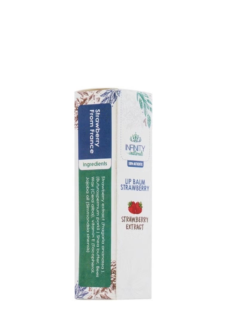 Infinity Naturals Lip Balm Strawberry 7gm - Image 1