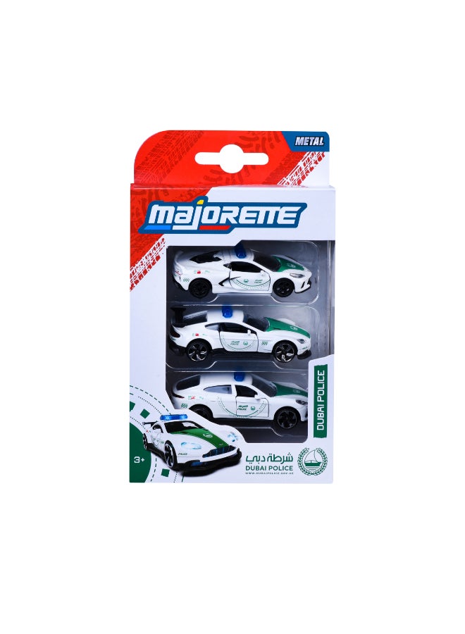 Majorette Dubai Police 3 Pack Die Cast – Super Car's (1:64 Scale) – Die-Cast Toy Car for Kids & Collectors - Image 2