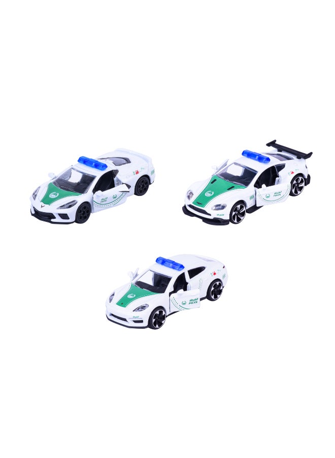 Majorette Dubai Police 3 Pack Die Cast – Super Car's (1:64 Scale) – Die-Cast Toy Car for Kids & Collectors - Image 3