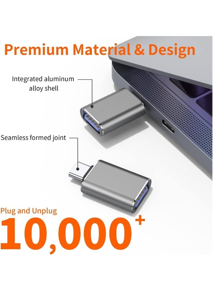 سالاب محول USB إلى USB-C، محول من النوع C إلى USB OTG، متوافق مع سلسلة Samsung S25 Ultra، وسلسلة iPhone 17، وiPad، وMacBook، والأجهزة اللوحية، وسماعات الأذن. - Image 5