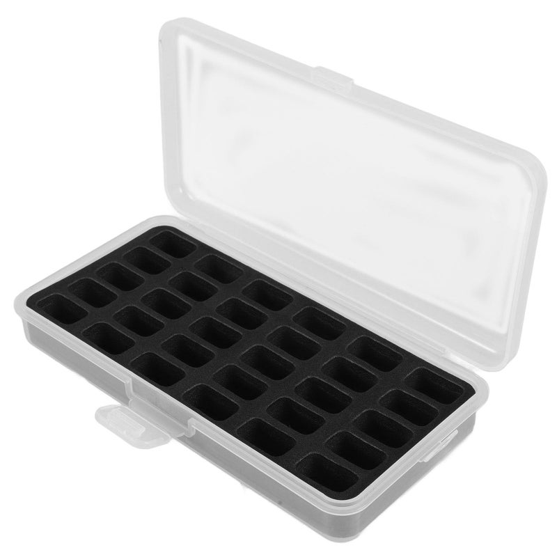 Plastic Bobbin Case Organizer Box 30 Compartments Black Thread Holder For Sewing Embroidery Craft - Image 2