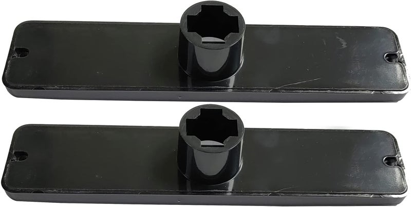 KYYET Compatible with 1987-1995 Jeep Wrangler YJ Driver Passenger Side Marker Light Lens Reflector Replace for CH2550105 56001424 ;(Smoke Lens) - Image 3