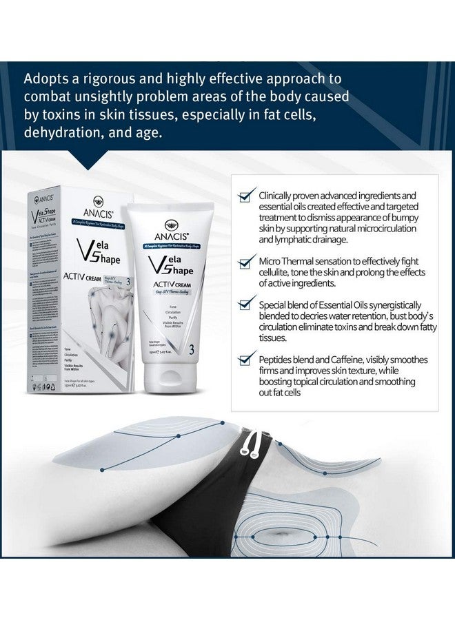 Anacis Cellulite Cream Active Body Target the Stomach, Thighs & Butt, Moisturizing Hudrating Cream with Powerful Natural and Active Ingredients. Anacis 5.07Oz - Image 3