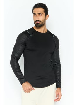 Men Sportswear Fit Long Sleeves Training T-Shirt, Black - pzsku/Z648BF3C41304FC4E21CBZ/45/_/1737642011/4453c29b-635b-4033-bc71-be3af1ffc994