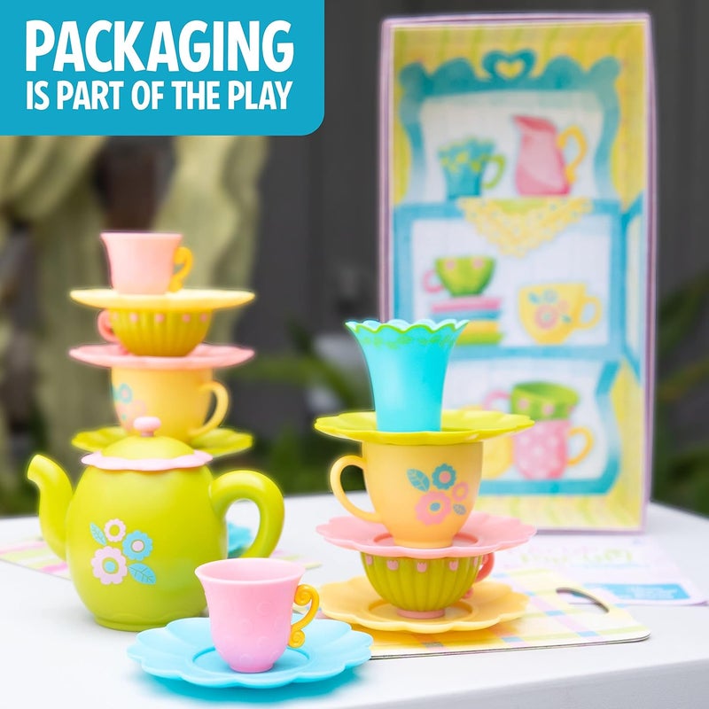 Educational Insights Teacup Pile-Up! Relay Game - Preschool Board Game for Ages 4+ - Image 5