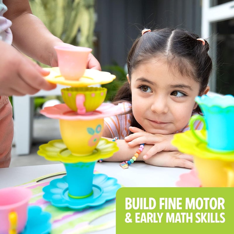 Educational Insights Teacup Pile-Up! Relay Game - Preschool Board Game for Ages 4+ - Image 3