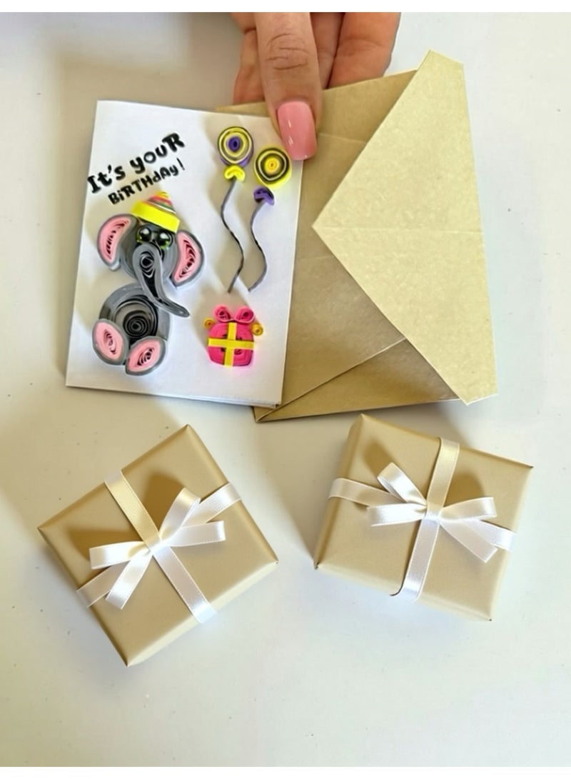 Gift For Birthday, Happy Birthday Handmade Greeting Card, Perfect Gift for Kids, Boys, Girls, Friends and Family, Unique Decorative Card for Birthday Celebrations - Image 1