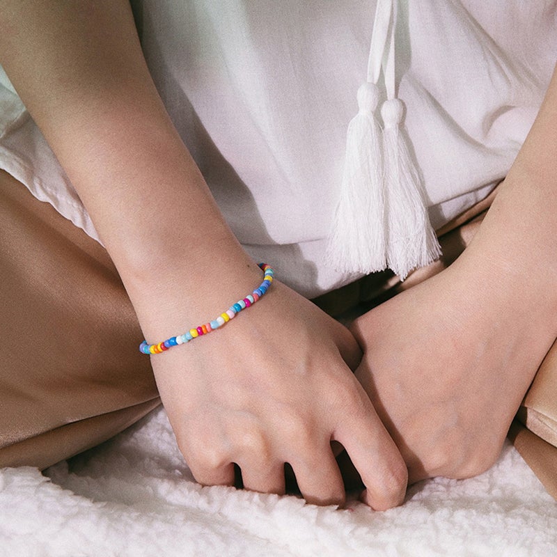 💍 مجموعة خرز مرنة ملونة وأنيقة للنساء - Image 4