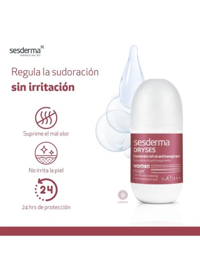 Sesderma Dryses Women Roll On Deodorant 75 ml - Image 4