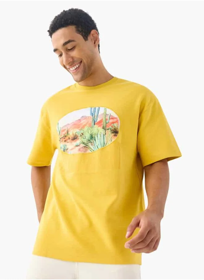 لي كوبر Lee Cooper Desert Scene Tee