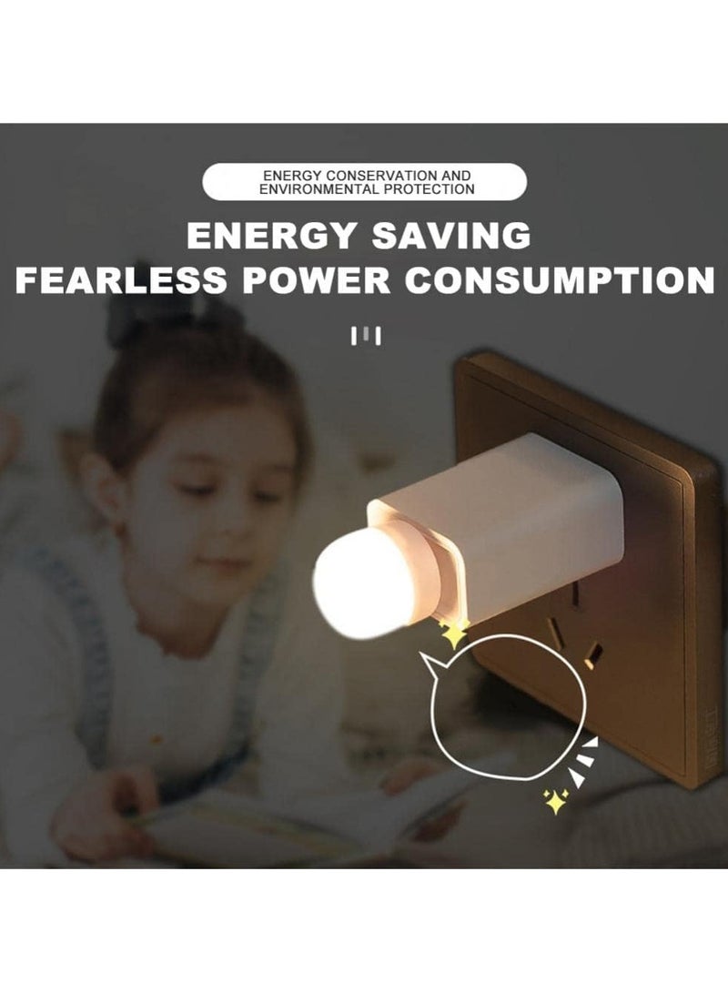USB LED Night Light Lamp for Bedroom Eye Protection (3pcs) - Image 2