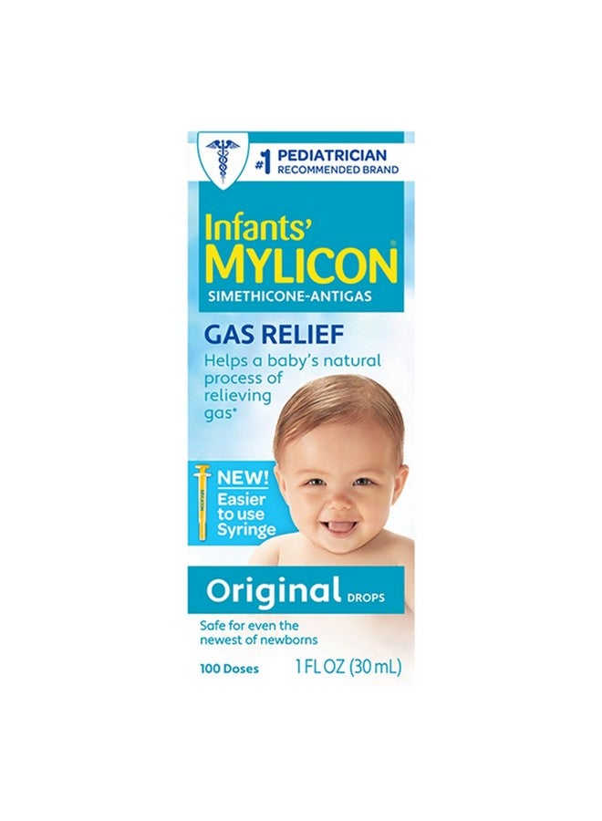 Mylicon Gas Relief Drops for Infants and Babies, Original Formula, 1 Fluid Ounce - Image 1