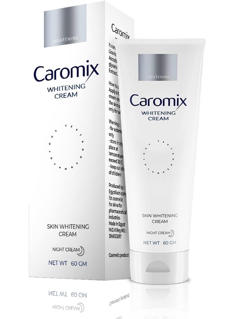 Caromix Face And Skin Whitening Cream  Night Cream   60ml - Image 2