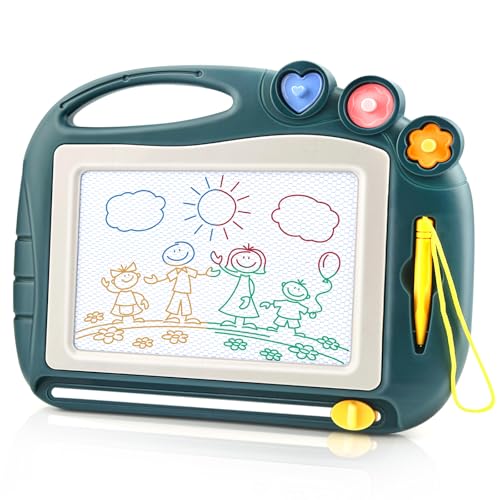 Daisiki Magnetic Drawing Board Toddler Toys for Age 1 2 3 Boys Girls Sketch Pad Birthday Easter Christmas Halloween Kids Toy Gifts for Boys and Girls - Image 1