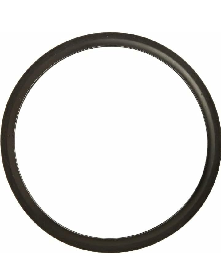 Black liger Rubber Gasket compatible with Pigeon Aluminum Outer lid pressure coocker 7.5,10,12 litre - Image 1