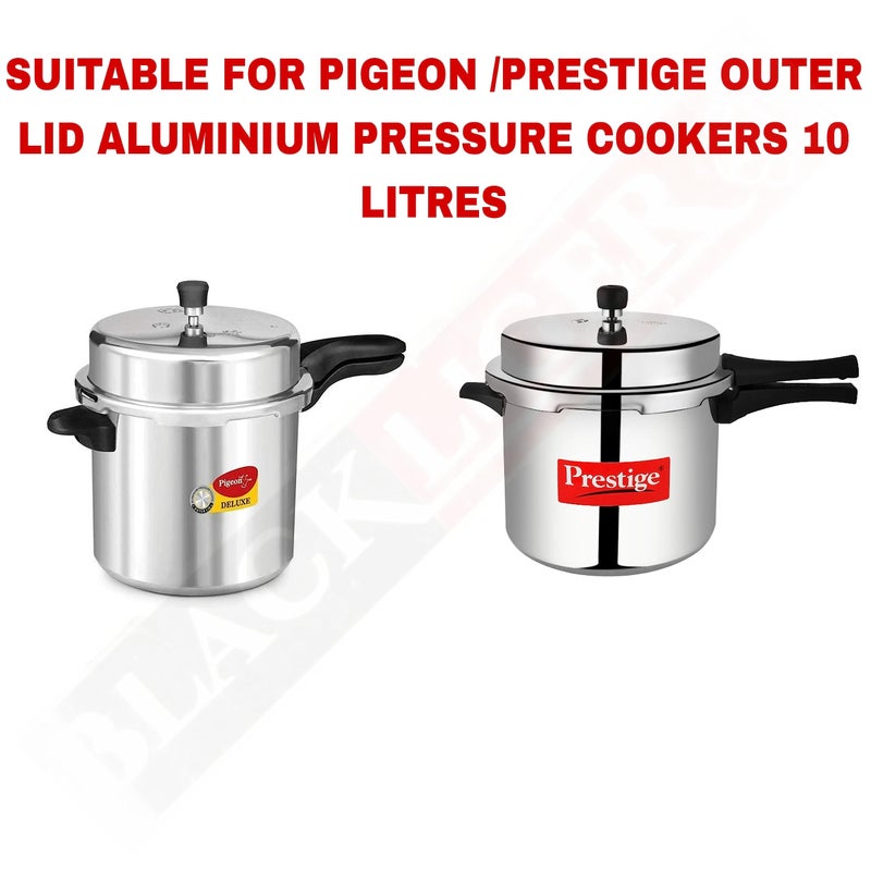 Black liger Rubber Gasket compatible with Pigeon Aluminum Outer lid pressure coocker 7.5,10,12 litre - Image 4