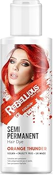 Paintglow SemiPermanent Hair Dye Orange Thunder 100ml - Image 1