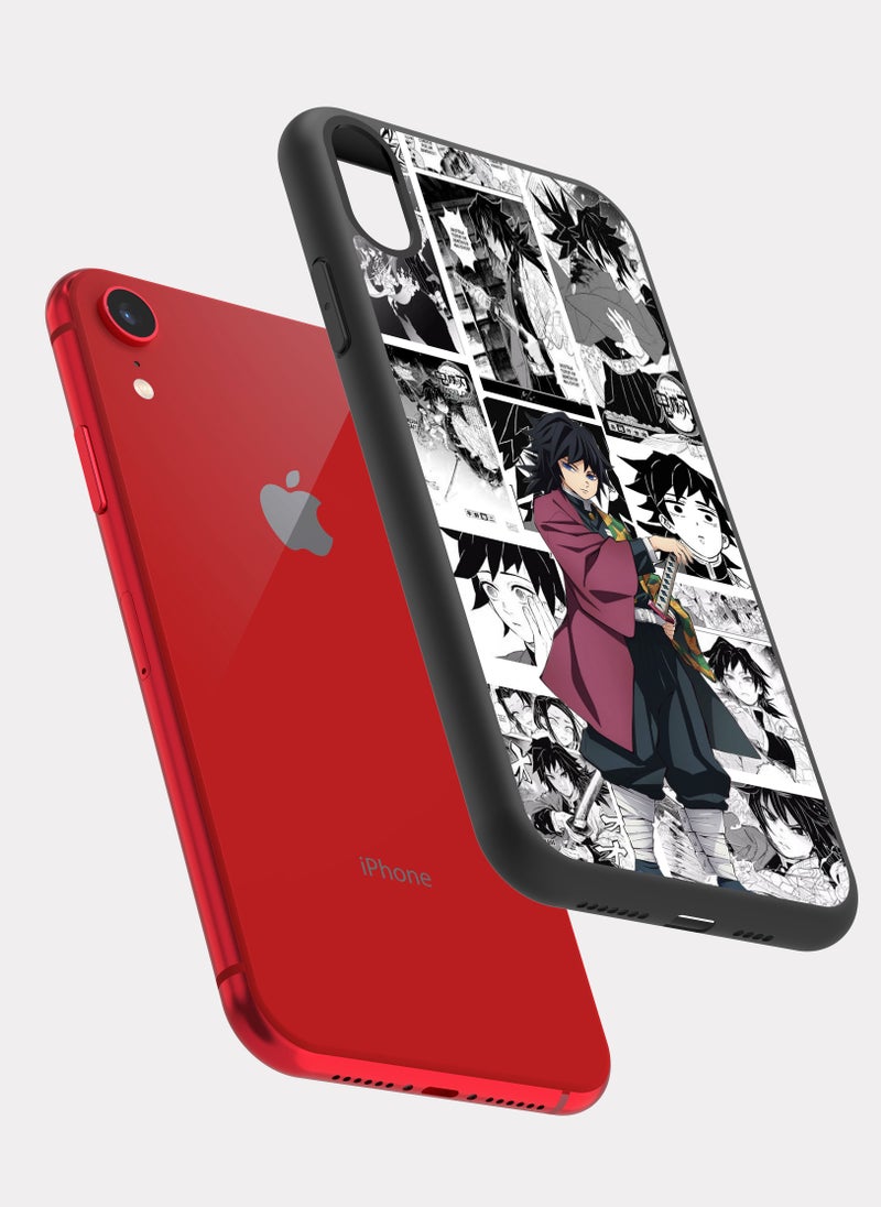 بكسلات كفر ايفون اكس ار قاتل الشياطين توميوكا جيو رمادي - Image 2