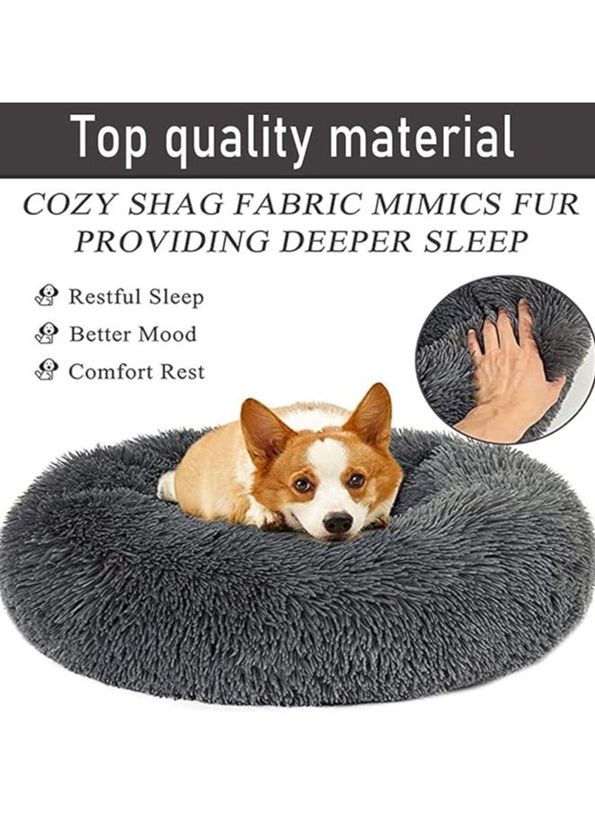 Moro Moro - Orthopedic Plush Dog Bed with Soft Fur & Plastic Base – Cozy & Washable Pet Nest - Image 1