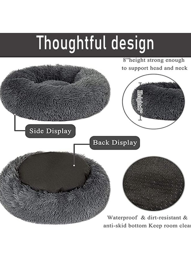 Moro Moro - Orthopedic Plush Dog Bed with Soft Fur & Plastic Base – Cozy & Washable Pet Nest - Image 1