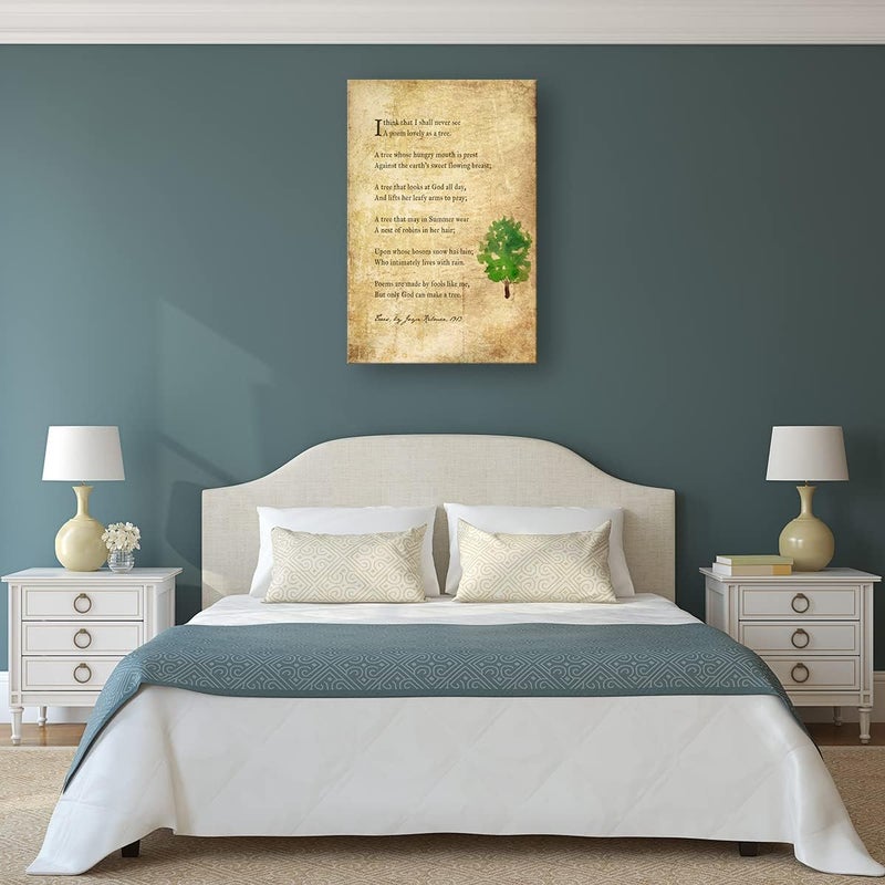 Busmko Trees Poem Quote Wall Art - Image 5