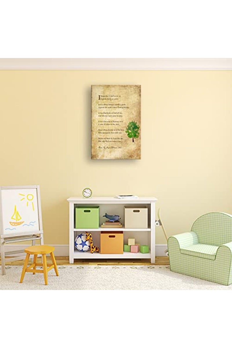 Busmko Trees Poem Quote Wall Art - Image 5