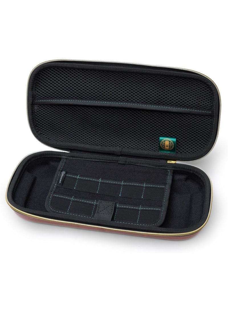 باور أيه PowerA Protection Case for Nintendo Switch 2 - Hyrule Crest, Officially Licensed, Protective Storage, Holds up to 9 Game Cards and 2 microSD Express Cards, Integrated Play Stand | 81315 - Image 4