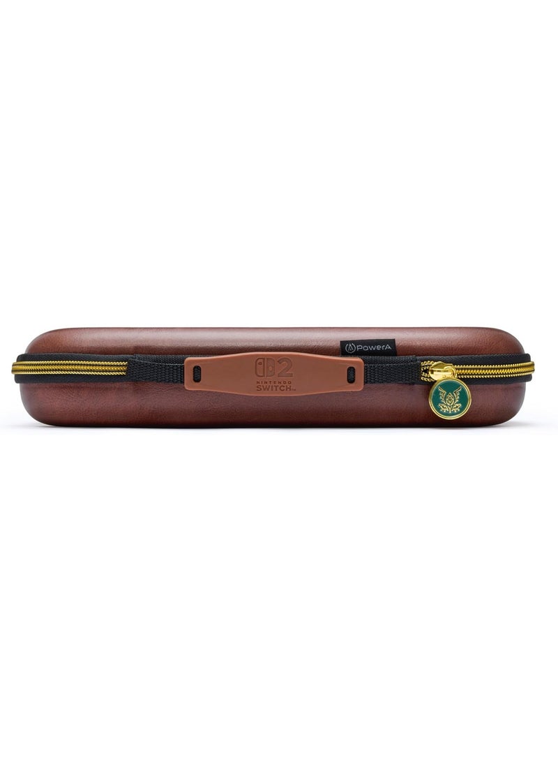 باور أيه PowerA Protection Case for Nintendo Switch 2 - Hyrule Crest, Officially Licensed, Protective Storage, Holds up to 9 Game Cards and 2 microSD Express Cards, Integrated Play Stand | 81315 - Image 5