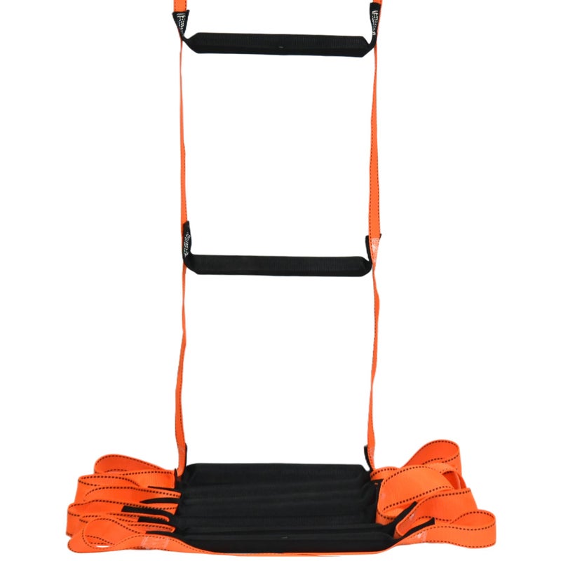 XXFBJNMD 13 Feet Fire Escape Ladder Emergency Fire Ladder for 2-3 Story Homes Reusable Portable Safety Ladders for Windows, Balconies and Sailboats, Kayaks and More - Image 1