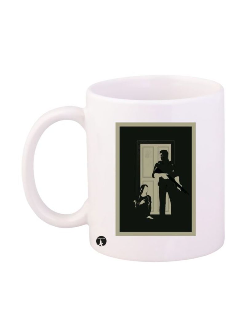 RKN Video Game The Last Of Us Printed Mug White/Black/Grey Standard Size