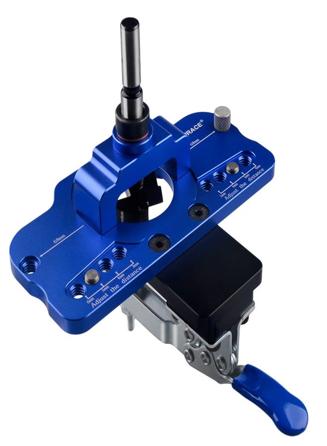 TOURACE Concealed Hinge Jig with Clamp,Made of Aluminum Alloy, Get Professional Results Every Time for Cabinet and Door Installation, 35MM Hole Drilling Guide Locator Suitable for American&European - Image 1